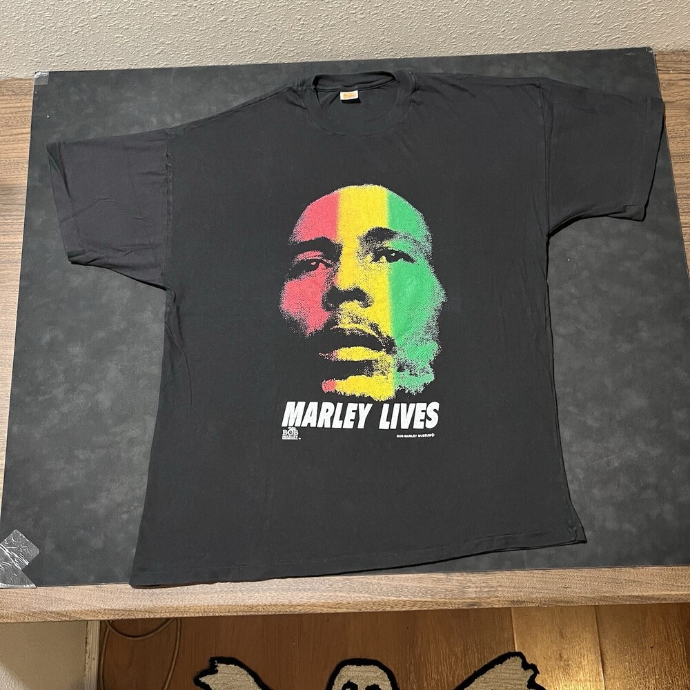 Vintage Bob Marley Shirt Buffalo Solider 80s Rap Tee Single Stitch The Wailers